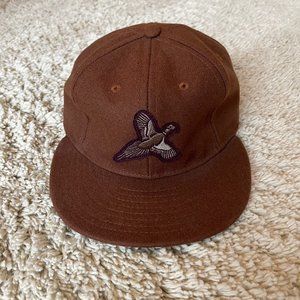 Filson Pheasant Wool Baseball Cap (Excellent Condition) - Brown